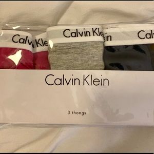 Calvin Klein Thong 3 pk